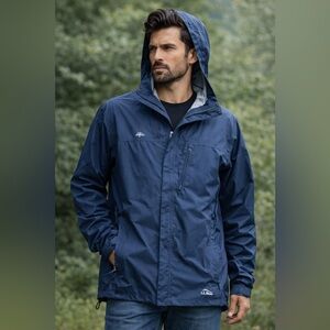 L.L. Bean Men’s XXL Tall Packable Windbreaker Hooded Jacket